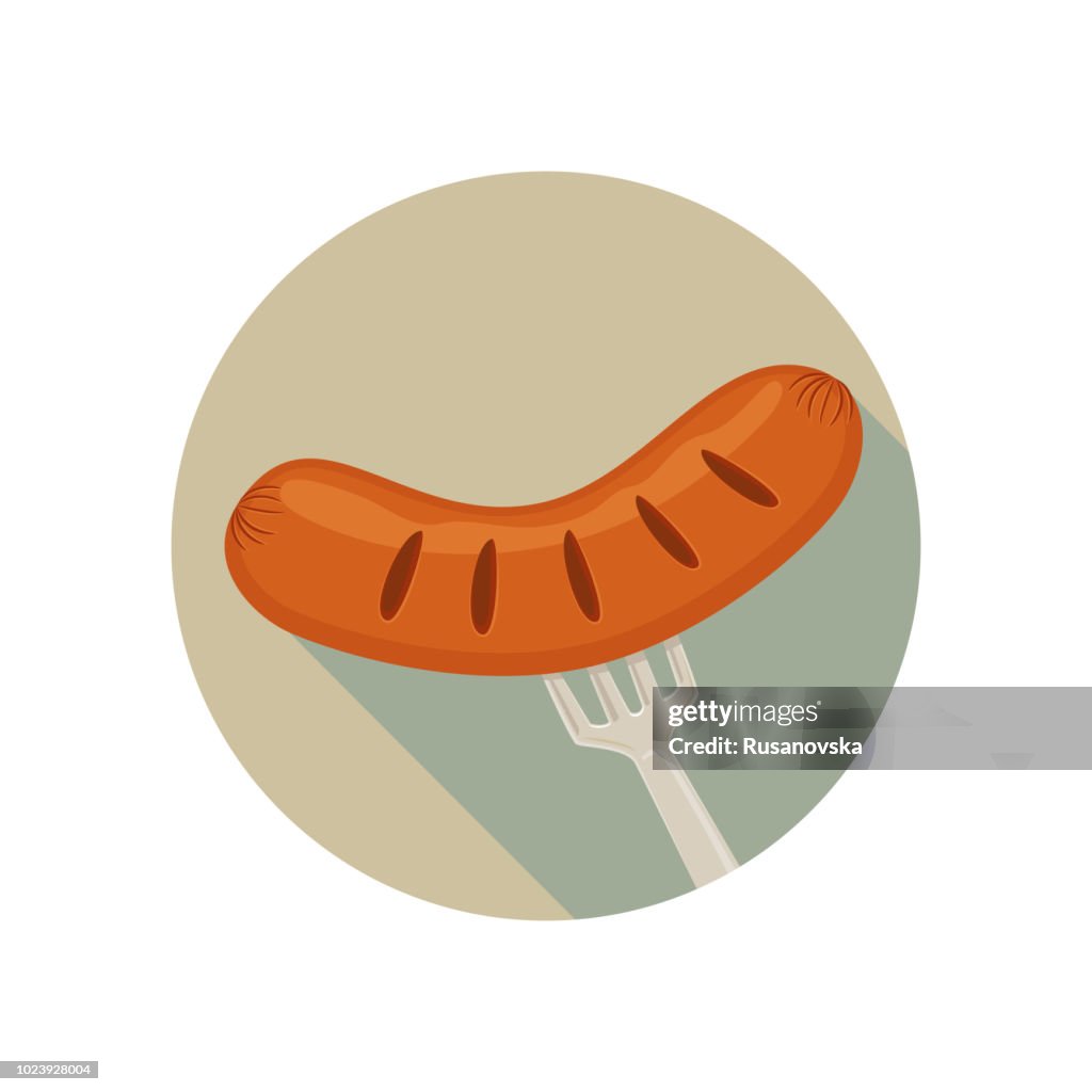 Sausage Icon. Beer Fest