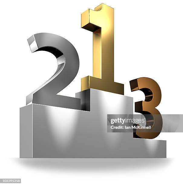 winners podium angled white - low angle portrait studio stock illustrations
