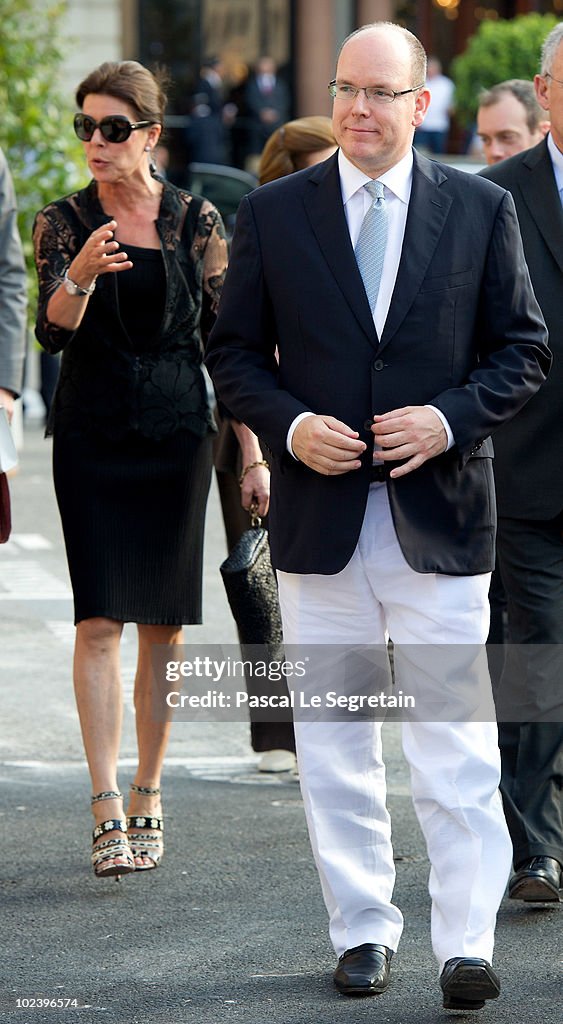 Prince Albert II Inaugurates The Buddha Bar