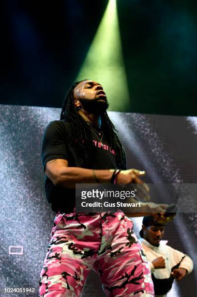 Performs on the second stage at RiZE Festival on August 17, 2018 in Chelmsford, United Kingdom.