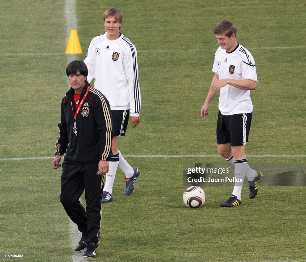 Germany Training & Press Conference - 2010 FIFA World Cup