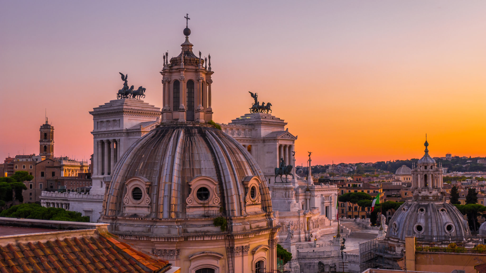 rome sunset