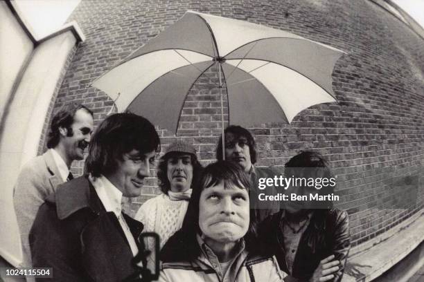 Monty Python John Cleese, Michael Palin, Graham Chapman, Terry Gilliam, Los Angeles, May 16th, 1975.