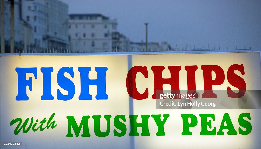 Fish and Chips neon sign