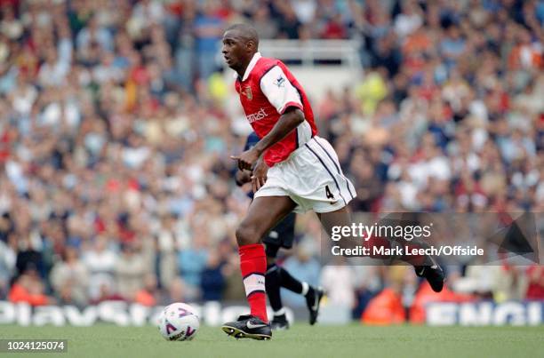 August 1999 - Premiership Football - Arsenal v Manchester United - Patrick Vieira of Arsenal -