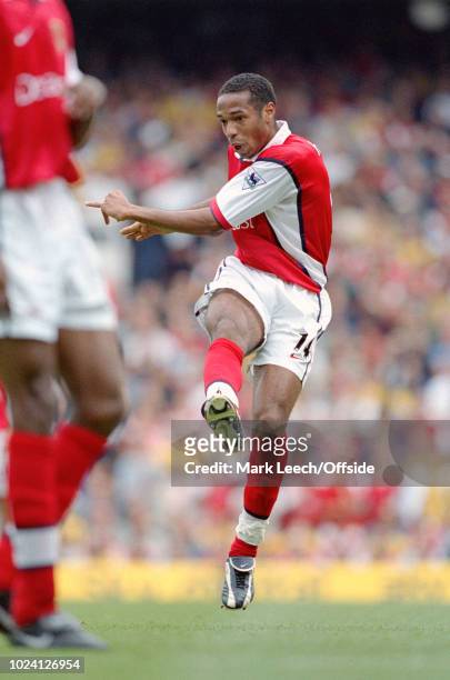 August 1999 - Premiership Football - Arsenal v Manchester United - Thierry Henry of Arsenal -