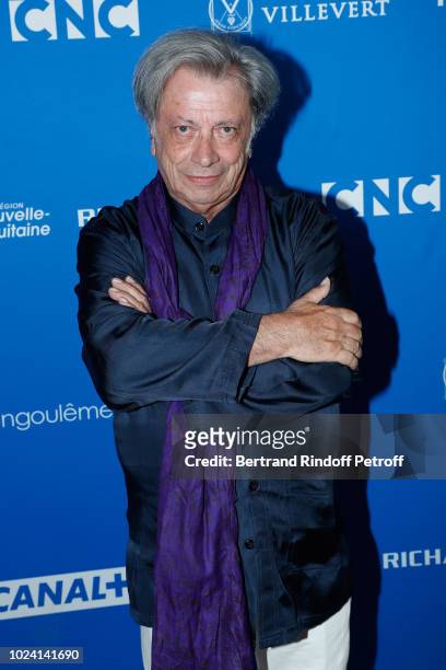 Singer Herve Vilard attends the Closing Ceremony of the 11th Angouleme French-Speaking Film Festival on August 26, 2018 in Angouleme, France.