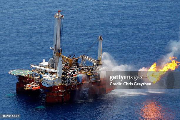 Oil Rig Buring Burning Of Ship Photos and Premium High Res Pictures - Getty Images