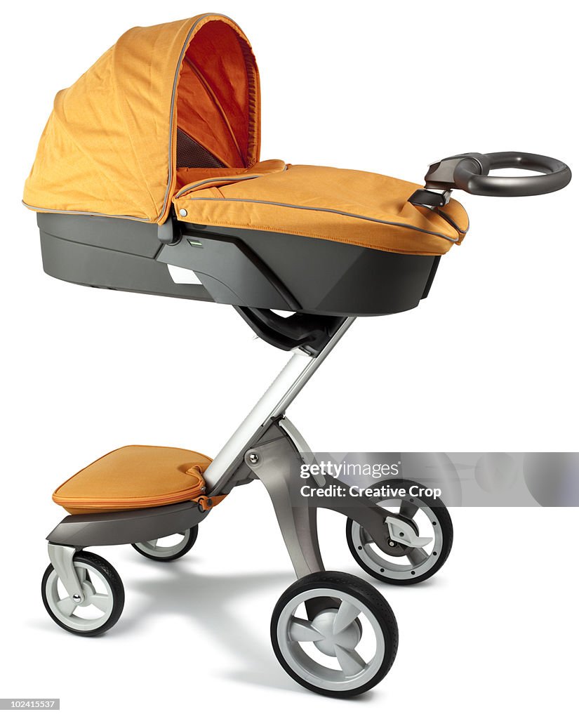 Child's pram with carry cot attachment