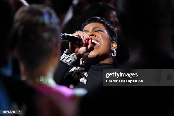 Fantasia Barrino performs onstage during the Black Girls Rock! 2018 Show at NJPAC on August 26, 2018 in Newark, New Jersey.
