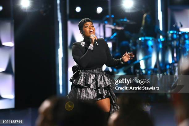 Fantasia Barrino performs onstage during the Black Girls Rock! 2018 Show at NJPAC on August 26, 2018 in Newark, New Jersey.