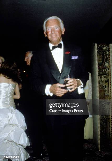 Douglas Fairbanks Jr circa 1985 in New York.