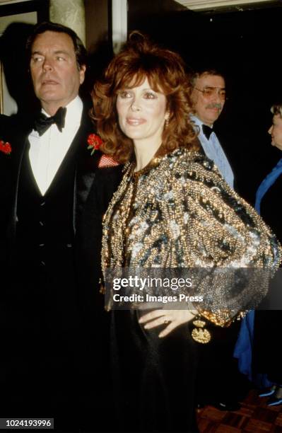 Robert Wagner and Jill St. John circa 1985 in New York.