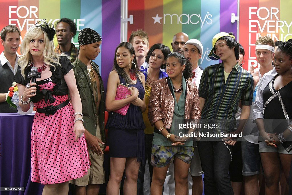 Pandora Boxx & Cast Members Of "La Cage Aux Folles" Visit Macy's