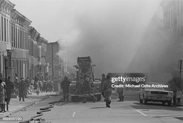 Baltimore Riot Damage 34 Baltimore Riot Of 1968 Stock Photos, High-Res Pictures, and Images ...