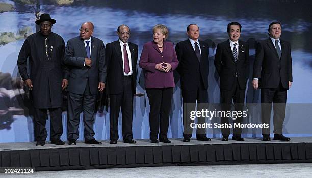 Nigeria's President Goodluck Jonathan, South Africa President Jacob Zuma, Ethiopia's Prime Minister Prime Minister Meles Zenawi, German Chancellor...