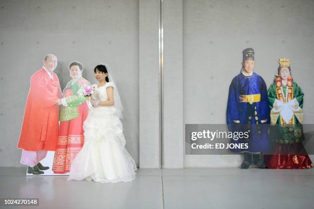 Marriage Reverant Moon Mass Marriage Blessing Ceremony Photos and Premium High Res Pictures ...