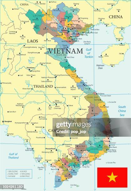 376 South Vietnam Map Stock Photos High Res Pictures And Images 28 Vietnam Color2 10 