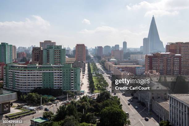 Pyongyang High Rise 191 Pyongyang Skyline Stock Photos, High-Res Pictures, and Images ...