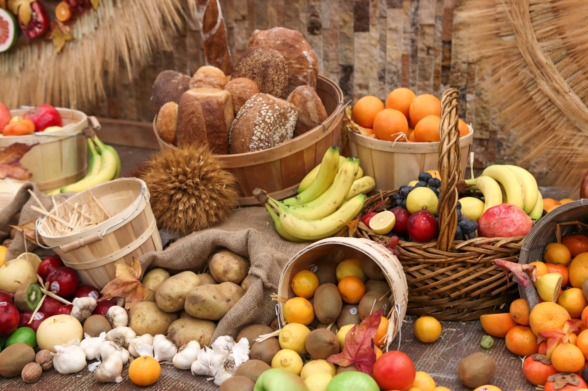 organic food display