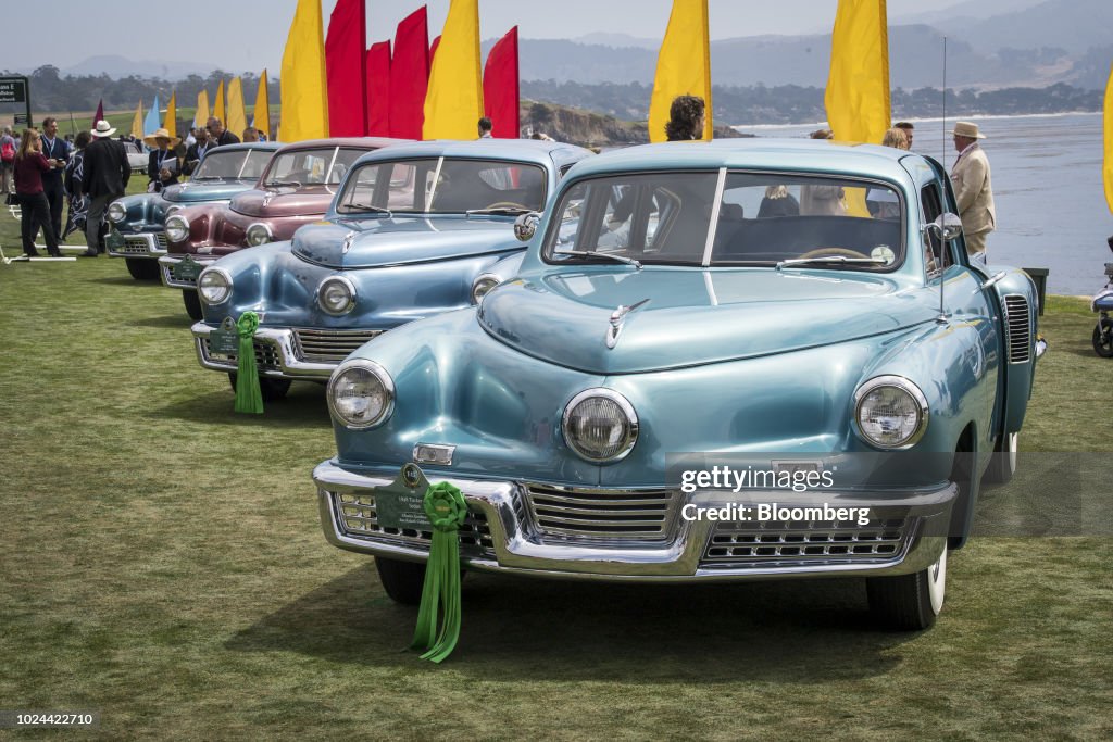 Inside The Pebble Beach Concours d'Elegance Classic Car Show And Auction