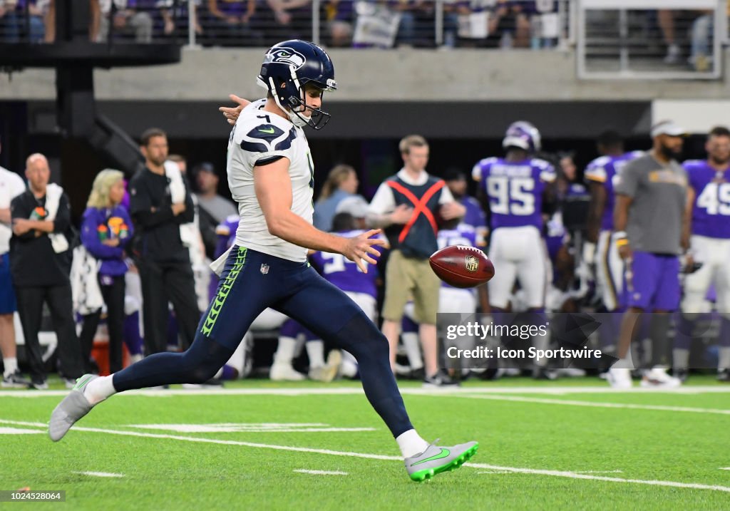 NFL: AUG 24 Preseason - Seahawks at Vikings