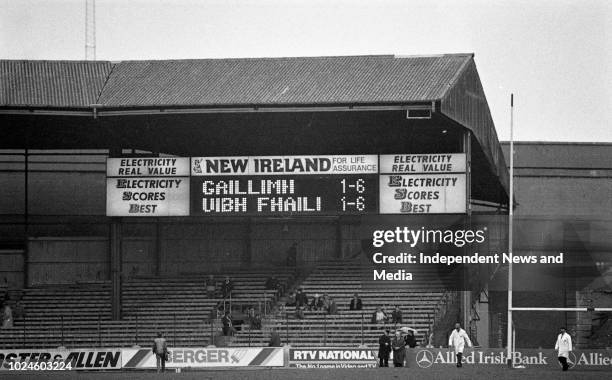 Offaly Vs Galway in the Royal Liver National Hurling League quarter final at Croke Park, . .