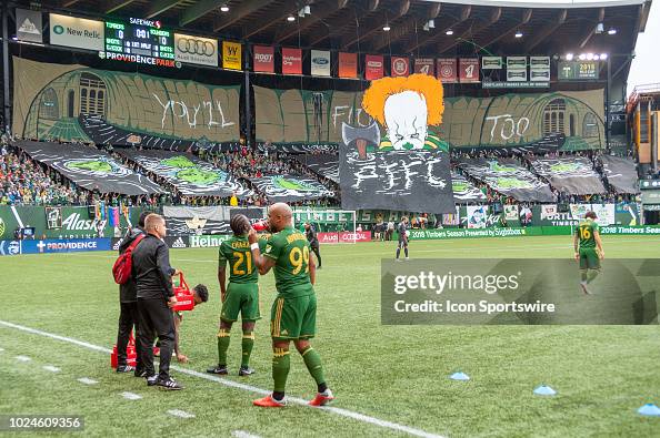 Timbers Fans Portland Timbers fans show off their tifo moments before the Seattle ...