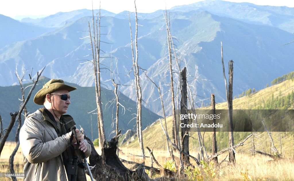 Russia's President Putin on holiday in Tyva, Russia