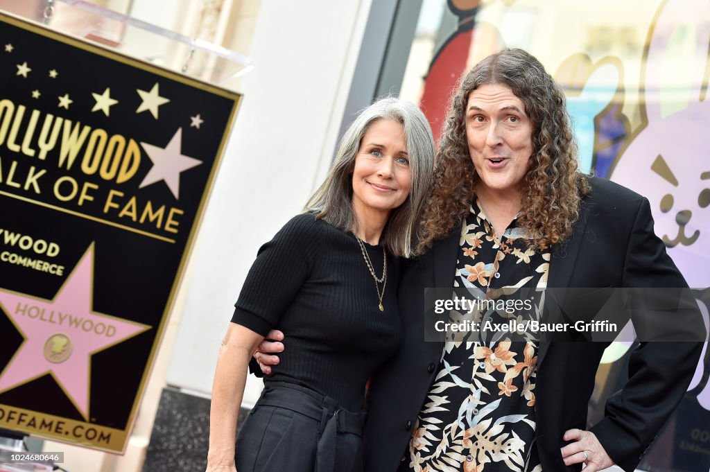 "Weird Al" Yankovic Honored With Star On The Hollywood Walk Of Fame