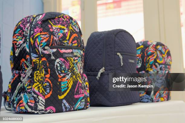 Backpacks seen during Vera Bradley x Blessings In A Backpack giveaway and carnival philanthropy tour on August 27, 2018 in Nashville, Tennessee.
