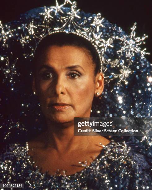 American singer Lena Horne as Glinda the Good in the film adaptation of the musical 'The Wiz', 1978.