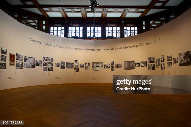 Hotel Des Bains , with material from the Historic Archives of the Biennale. For the 75th Venice International Film Festival, at the Hotel Des Bains...