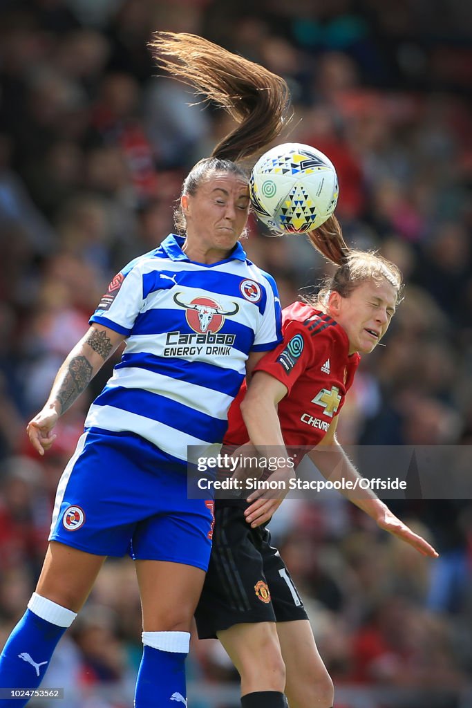 Manchester United Women v Reading Women - FA WSL Continental Tyres Cup