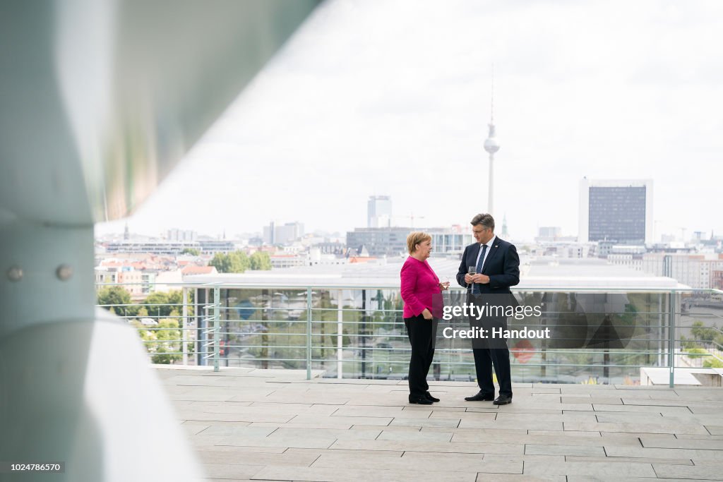 Croatian Prime Minister Andrej Plenkovic Visits Germany