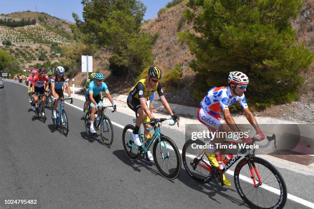 Luis Angel Mate of Spain and Team Cofidis Polka Dot Mountain Jersey / Lars Boom of The Netherlands and Team LottoNL - Jumbo / during the 73rd Tour of...