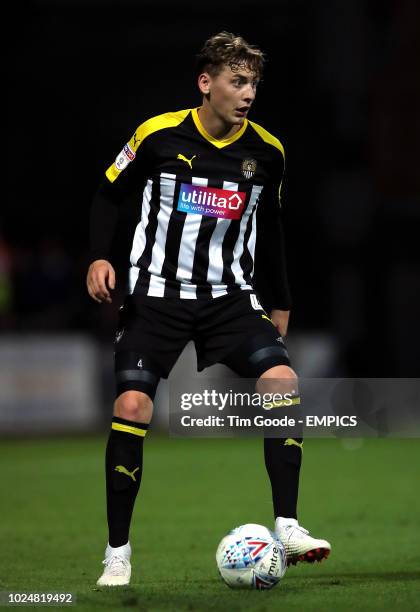 Notts County's Elliott Hewitt Notts County v Yeovil Town - Sky Bet League Two - Meadow Lane .