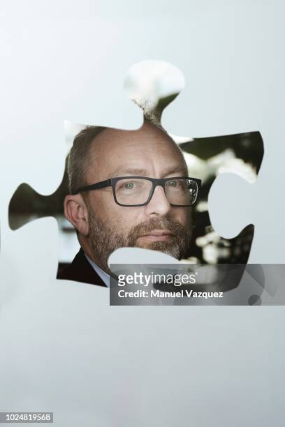 Founder of Wikipedia, Jimmy Wales is photographed for El Pais on May 14, 2018 in London, England.