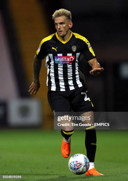 Notts County's Dan Jones Notts County v Yeovil Town - Sky Bet League Two - Meadow Lane .