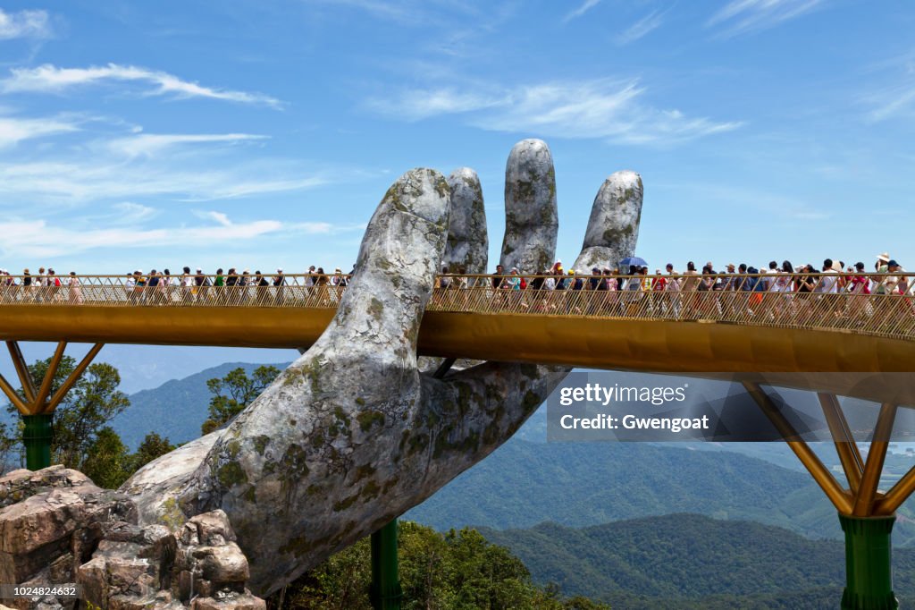 Golden Bridge in Ba Na Hills