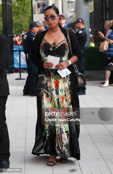 Kiki Tyson, wife of Mike Tyson attends the opening night gala of the 2018 tennis US Open held at Arthur Ashe stadium of the USTA Billie Jean King...