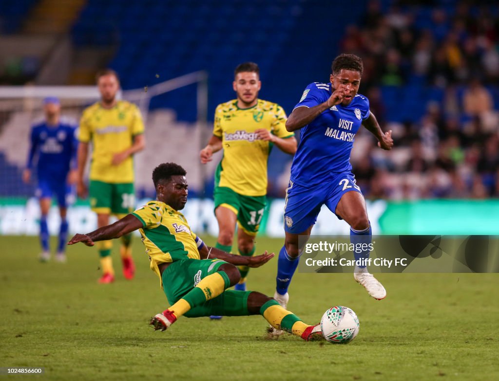 Cardiff City v Norwich City - Carabao Cup Second Round