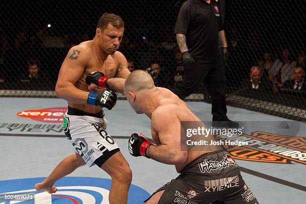 Matt Serra def. Frank Trigg - TKO - 2:23 round 1 during UFC 109 at Mandalay Bay Events Center on February 6, 2010 in Las Vegas, Nevada.