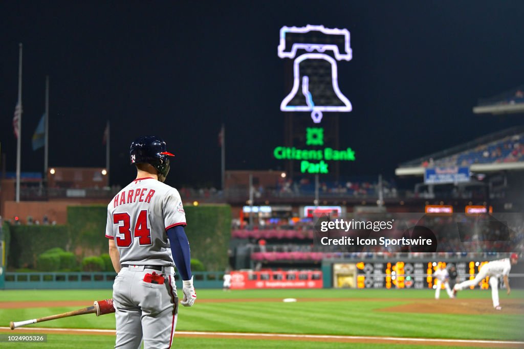 MLB: AUG 28 Nationals at Phillies