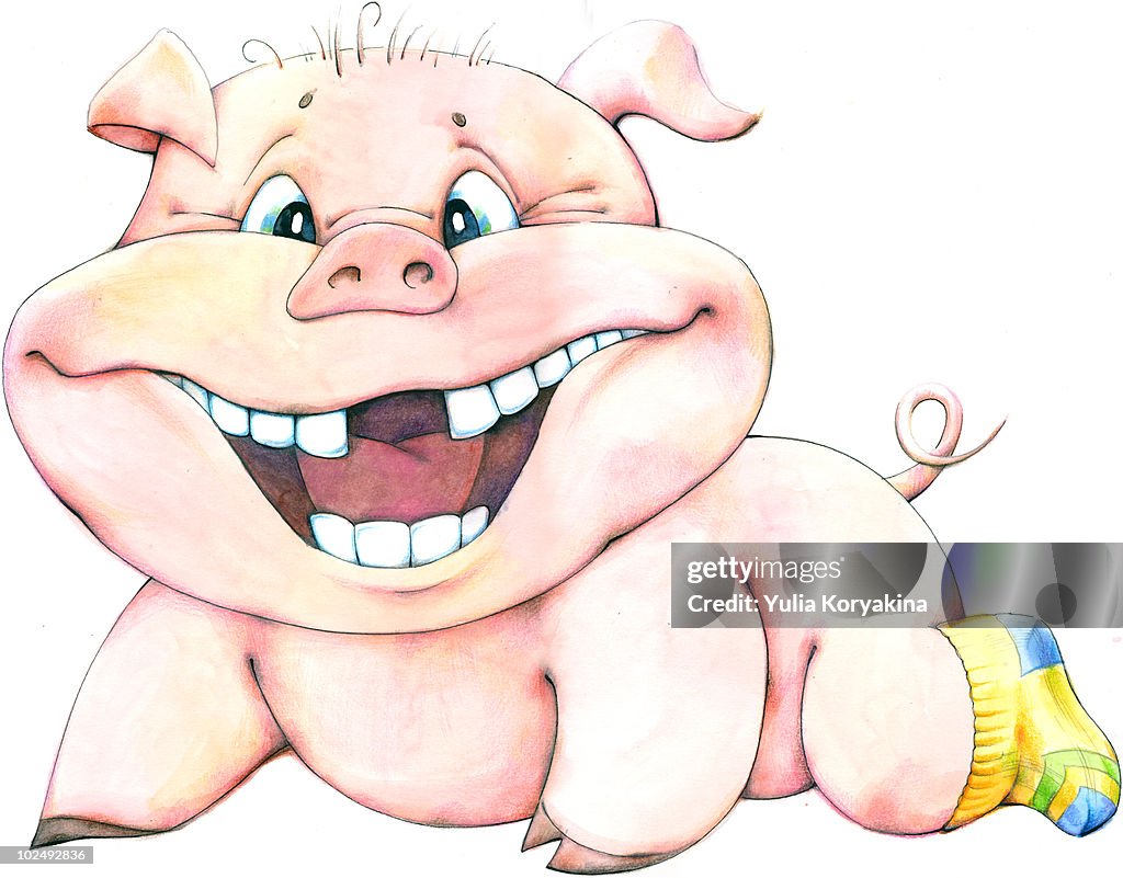 Piglet Missing Front Teeth High-Res Vector Graphic - Getty Images