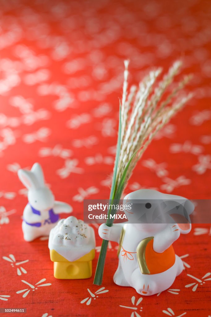 Rabbit Ornament for Tsukimi