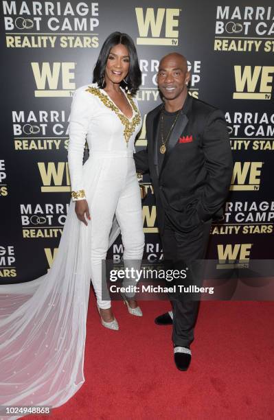 Personality Momma Dee and Ernest Bryant attend WE TV's celebration of the return of "Marriage Boot Camp Reality Stars" at HYDE Sunset: Kitchen +...