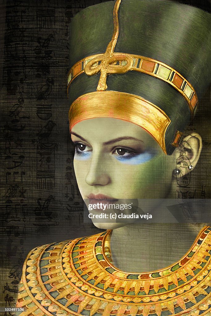 Egyptian Queen Statue Interpretation
