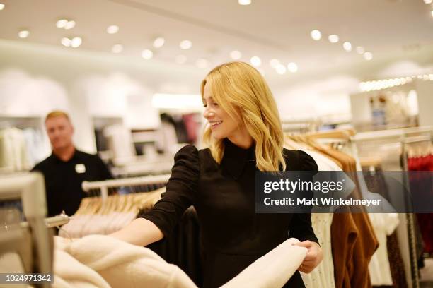 Lili Reinhart attends the new H&M Westfield Century City opening at Century City Mall on August 28, 2018 in Century City, California.