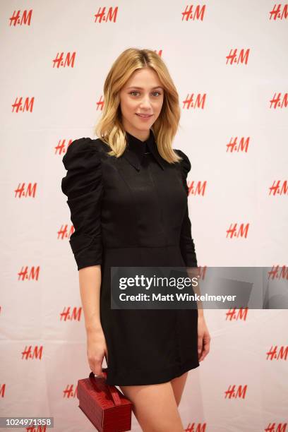 Lili Reinhart attends the new H&M Westfield Century City opening at Century City Mall on August 28, 2018 in Century City, California.